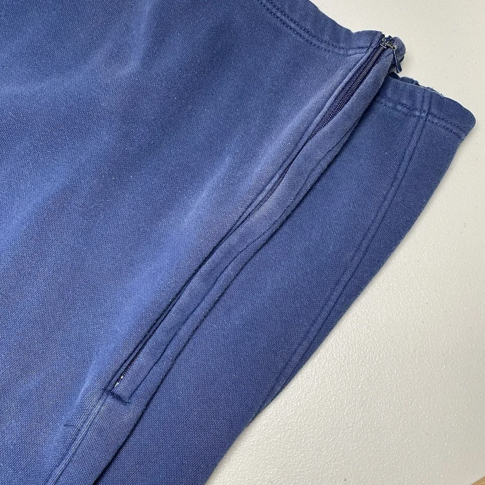 Y2K Nike Sweatpants XL (36x32) Baggy Wide Leg Faded Blue